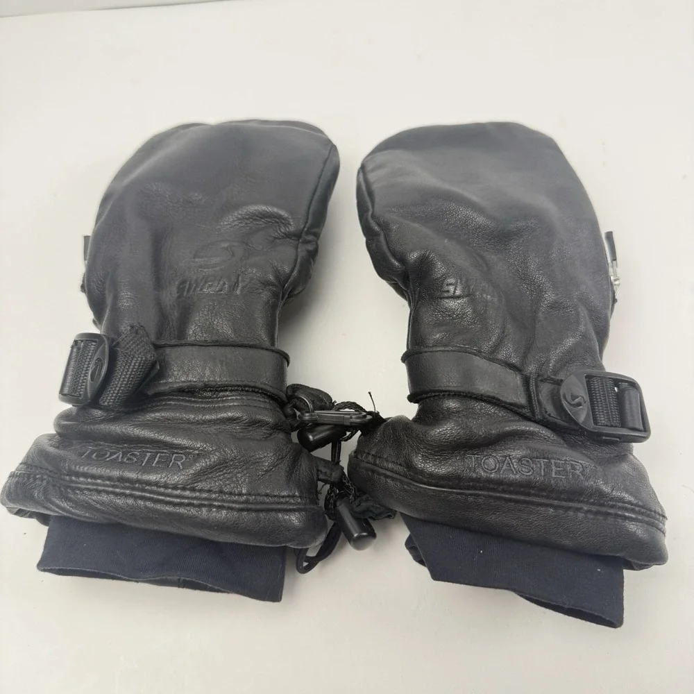Swany Toaster Ladies Mittens Size Medium Womens Black Ski Snowboard Snow Winter